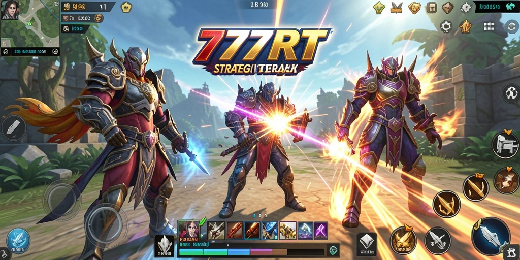 Gameplay strategis seru dalam 777RT yang menguji kemampuan taktik.