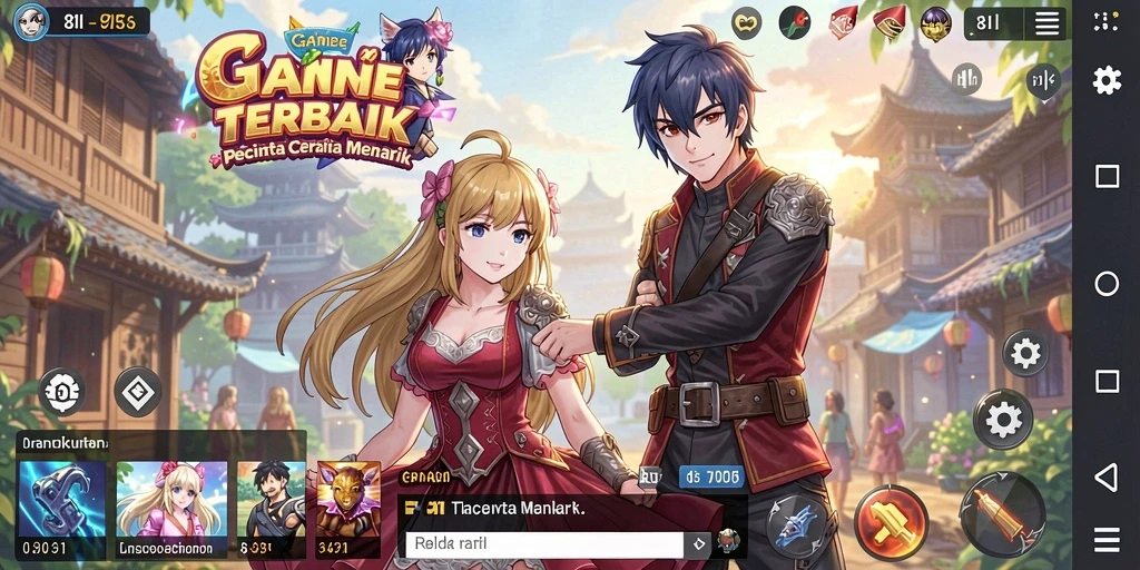 Screenshot gameplay 8II yang penuh aksi dan visual menawan.