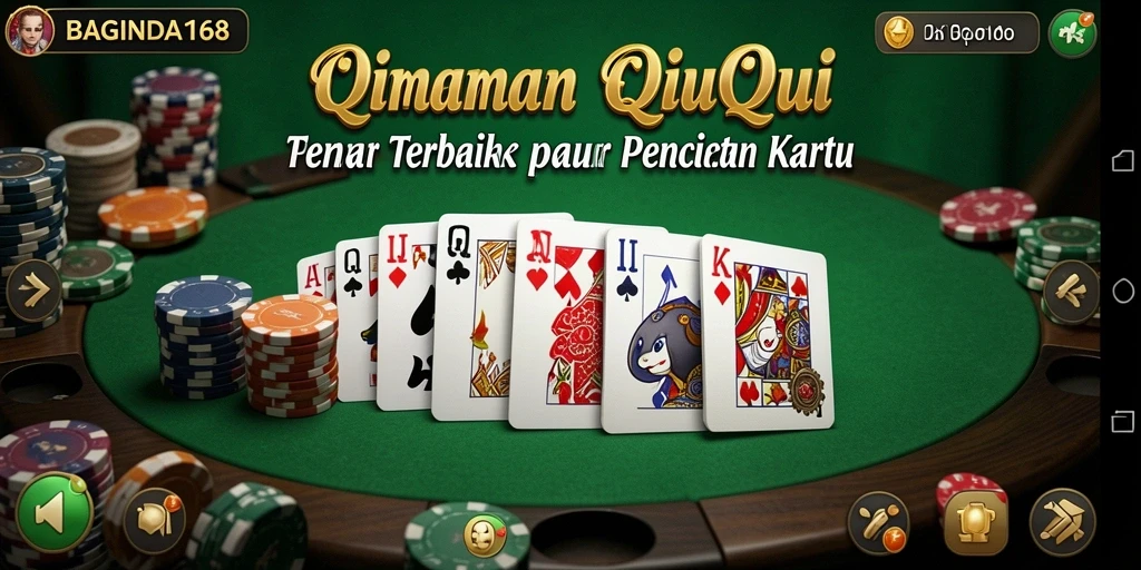 Tampilan gameplay QiuQiu yang menegangkan di BAGINDA168.