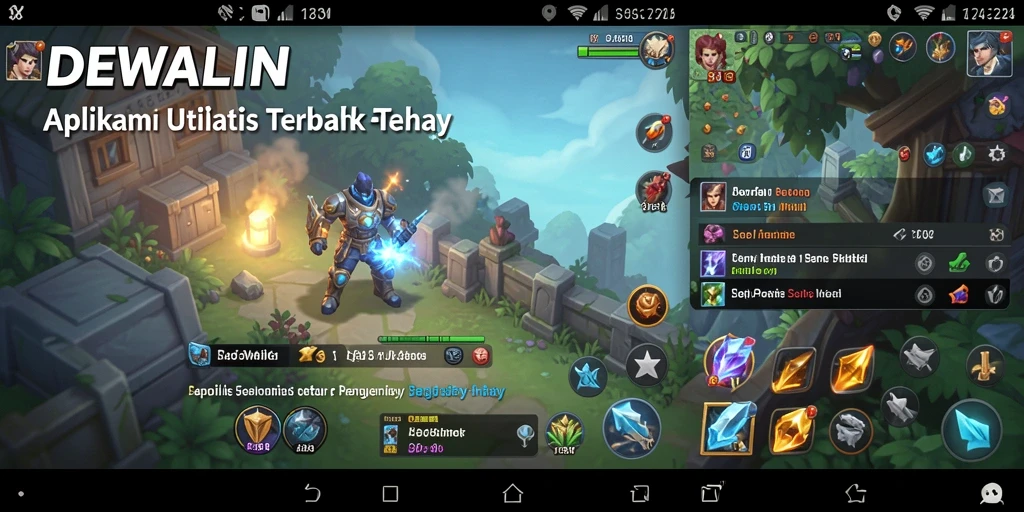 Screenshot utama DEWALIN menampilkan antarmuka yang mudah digunakan.