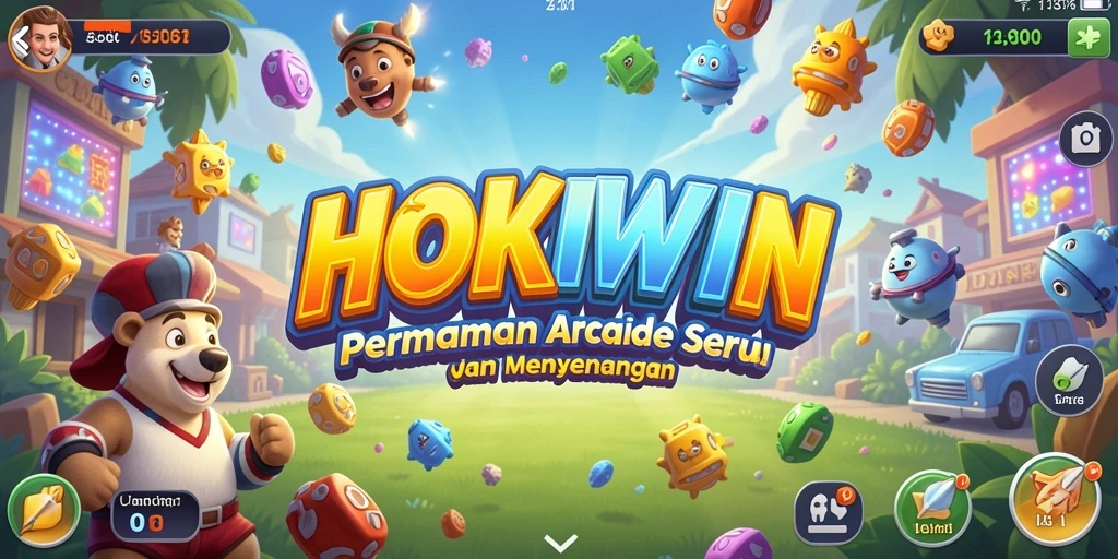 Screenshot HOKIWIN menampilkan aksi seru dalam permainan Arcade.