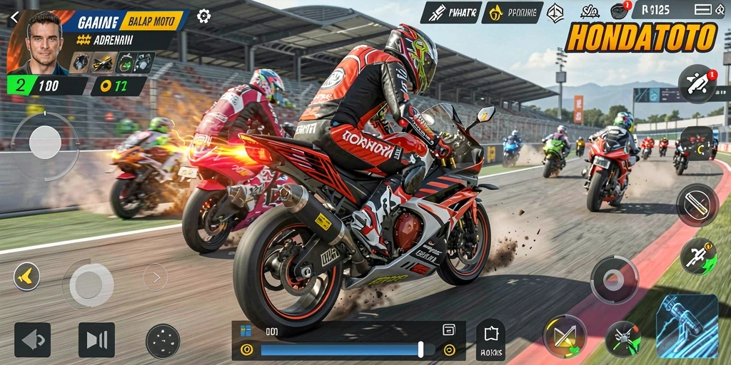 Tampilan menarik dari gameplay HONDATOTO yang mendebarkan.