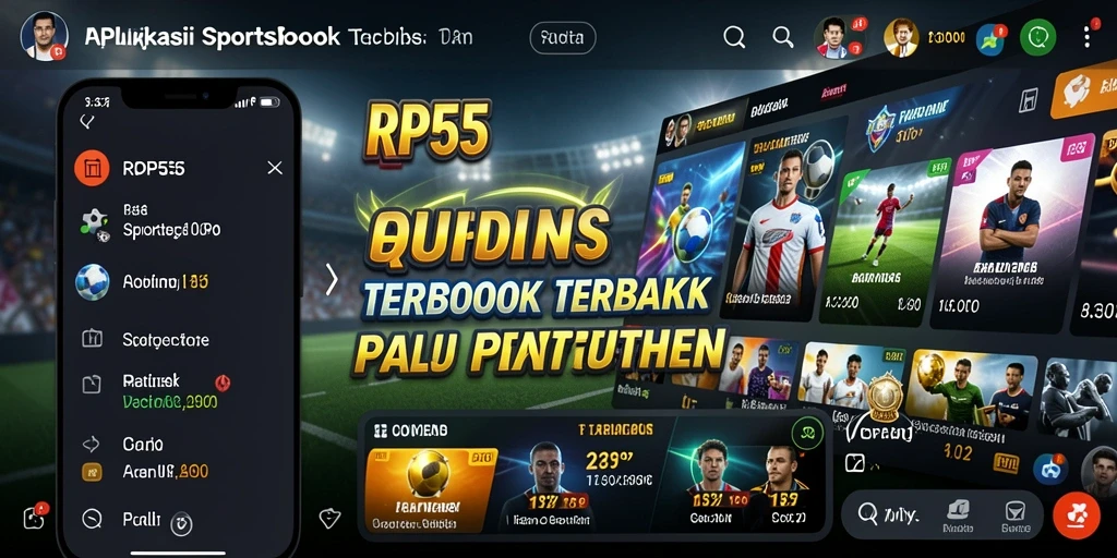 Tampilan gameplay menarik dari aplikasi Sportsbook RP55.