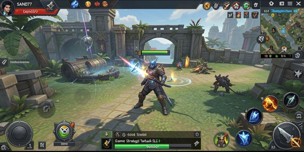 Tampilan menarik dari gameplay <strong>SAND77</strong> yang menegangkan.
