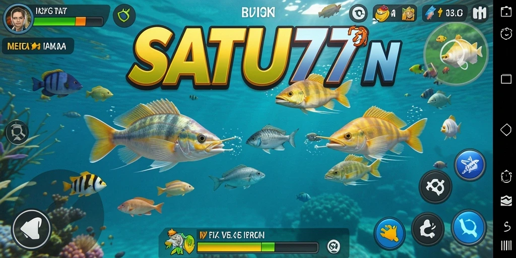 Tampilan gameplay Tembak Ikan yang menarik dan dinamis.
