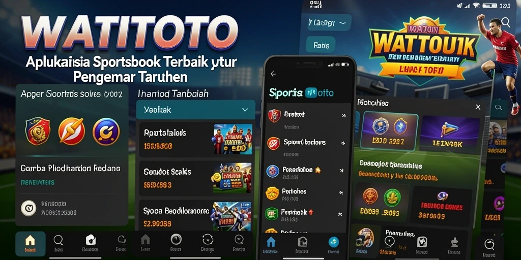 Tampilan antarmuka WATITOTO dengan pilihan taruhan olahraga yang beragam.